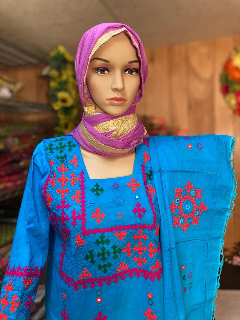 Handmade Heavy Embroidered Work 3 piece Sets